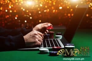 isang laptop na nakakonek sa vpn upang makapaglaro ng ibang casino games