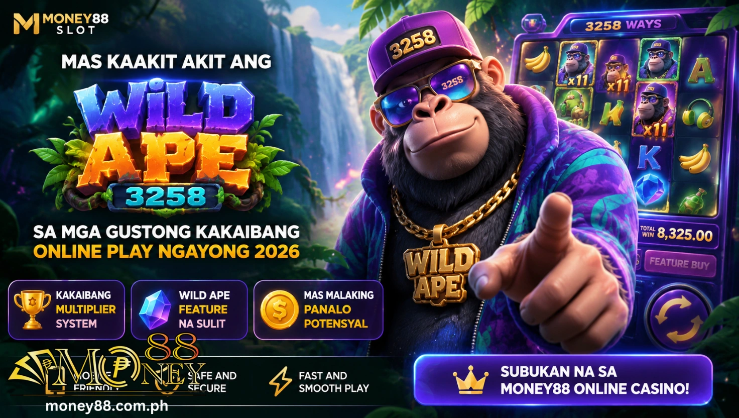Mas kaakit akit ang Wild Ape 3258 sa mga gustong kakaibang online play ngayong 2026