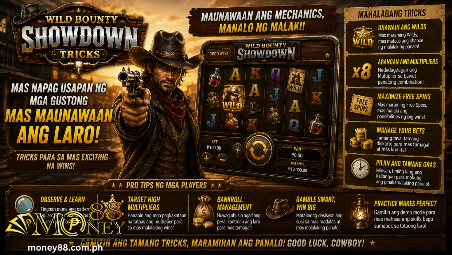 Wild Bounty Showdown Tricks na mas napag usapan ng mga gustong mas maunawaan ang laro